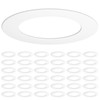 Amico 36 Pack Goof Rings for 6 Inch Recessed Lights,