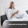 MABOZOO Pillow Wedge for Headboard Gap,Grey Bed Wedge Gap Filler