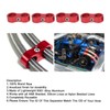 4PCS Hose Separator AN8 Automobile Oil Pipes Fixing Adapter Aluminum
