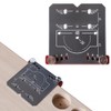 Woodworking Jig, Door Hinge Jig, Cabinet Hinge Drill Guide, Kitchen Door Lock Jig, Carpentry Tools and Equipment, Professional Woodworking Tools for Precision Drilling