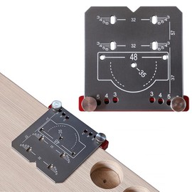 Woodworking Jig, Door Hinge Jig, Cabinet Hinge Drill Guide, Kitchen Door Lock Jig, Carpentry Tools and Equipment, Professional Woodworking Tools for Precision Drilling