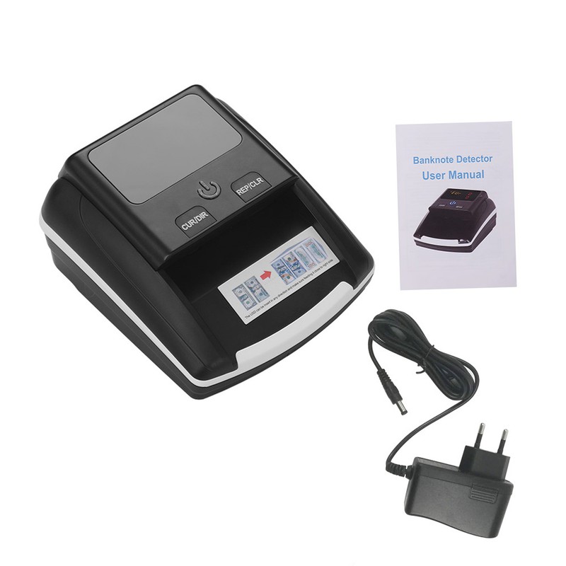 Portable Small Banknote Bill Detector Denomination Value Counter UV/MG/IR Detection