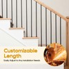 12P Wrought Iron Balusters Plain Bar for Staircase, 1/2" x