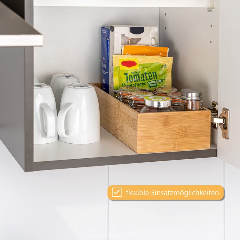 bremermann Bamboo Storage Box 30 x 7.5 x 15 cm