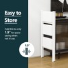 WOA WOA 3 Step Foldable Step Stool, 330lbs Load, White