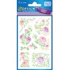 Avery Zweckform Flower Sticker, Rose Embossed 7MOTIVE Paper 6 Sheets,