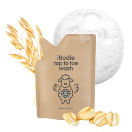 アイボドル トップトゥトーウォッシュ リフィル 250ml しっとり ベビーソープ 自然由来成分 低刺激 無添加 ボディーソープ 泡 朝用洗顔 全身 新生児から オールインワン iBodle公式