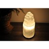 Natures Artifacts Selenite Lamp, Selenite Crystal Lamp, Selenite Tower Skyscraper