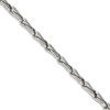 Solid Stainless Steel Unique Link Bracelet - with Secure Lobster