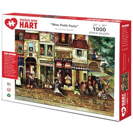 Hart Puzzles Mon Petit Paris by Jennifer Garant, 24 x 30 1000 Piece Puzzle