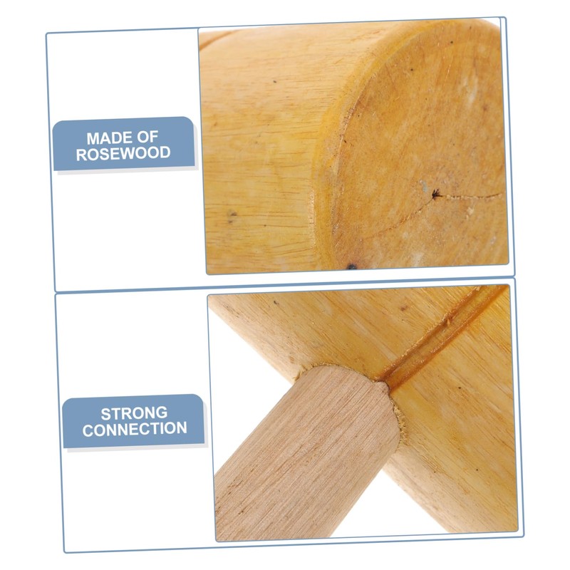 TEHAUX Hammer Smooth Handle Carpenter Mallet Durable Woodworking Tool for