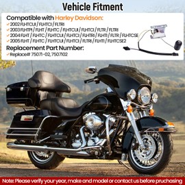 Hodflop 75071-02 Gas Tank Fuel Level Sender Compatible with Harley Davidson FLHTCUI, FLHTCI, FLTRI, FLHTPI, FLHT 2002-2005 Fuel Sending Unit Level Sensor Replace# 7507102