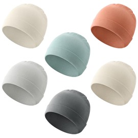 Yoofoss Baby Hats 6-24 Months 100% Cotton Newborn Hats for Boys Girls Beanie Set Soft Infant Beanie Caps 6 Pack