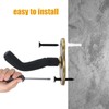 Midyrrg Electric Guitar Wall Mount Angled Guitar Wall Hangers Metal