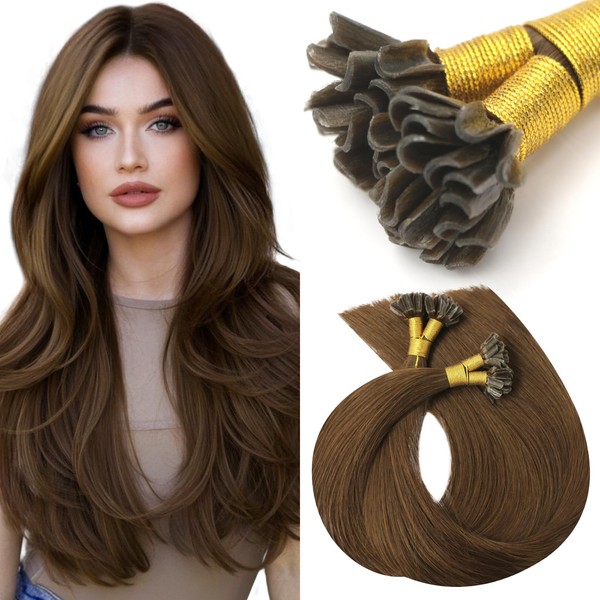 VINBAO U-Tip Real Hair Extensions, Hot Fusion, U-Tip Real Hair
