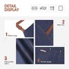 KPD Denim Apron with Pockets for Man and Woman, Blue