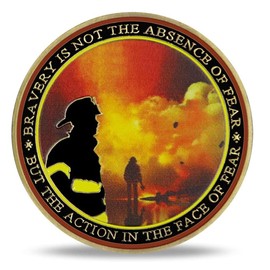 Firefighters Challenge Coin Firefighter Prayer Coin Gift