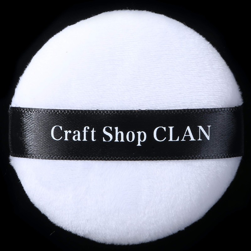 Craft Shop CLAN 2 Powder Puff and 1 Puff Case