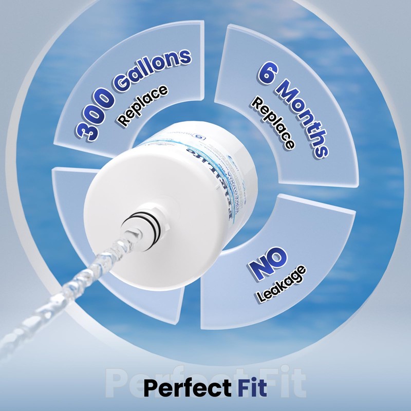 FrigiLife 5231JA2002A Water Filter Replacement for LG LT500P, GEN11042FR-08, ADQ72910911,