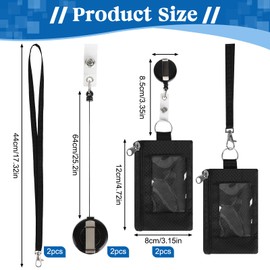 fengxuanwl Pack of 2 Neck Pouch with RFID Protection, Anti-Theft Travel Wallet, Waterproof Chest Pocket, Small Wallet with 2 Telescopic Buckles for ID, Credit Card, Cash, Coins