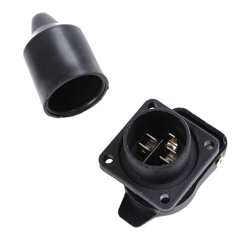 Etuker 3-Pin Plug & Socket 3-Pin Trailer Plug Socket 3-Pin