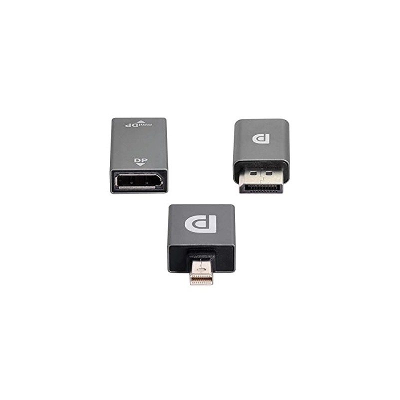 NFHK 3pcs/Set Mini DisplayPort 1.2 4K 60hz to DP Adapter
