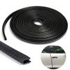 5M Car Door Guard–U Shaped Roll, Protective Rubber Door Strip
