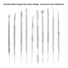 10Pcs Stainless Steel Clay Knife Sculpey DIY Sculpt Carving Knife