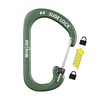 Nite Ize CSLA4-08-R6 Lightweight Locking Keys Carabiner, Size #4, Olive