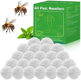 24pack Wasp Repellent Outdoor – Natural Wasp Deterrent for Outdoor Use, Long-Lasting Protection for Porch, Patio, Deck & Garden, Safe for Family and Pets