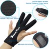 Seektop Traditional Archery Shooting Glove 3 Finger Protection Gloves for