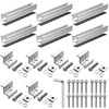 Anbte Solar Panel Bracket Kit, 6 Pcs 7.87 in Aluminium
