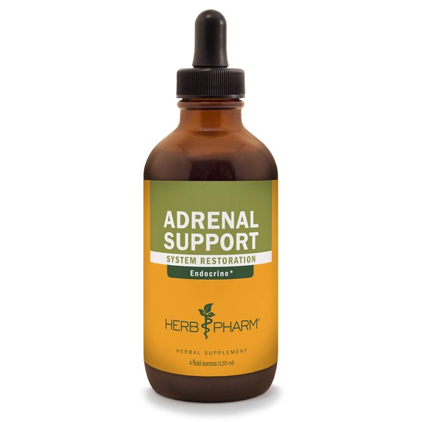 Herb Pharm Adrenal Support Liquid Herbal Formula with Eleuthero and Licorice Liquid Extracts - 4 Ounce