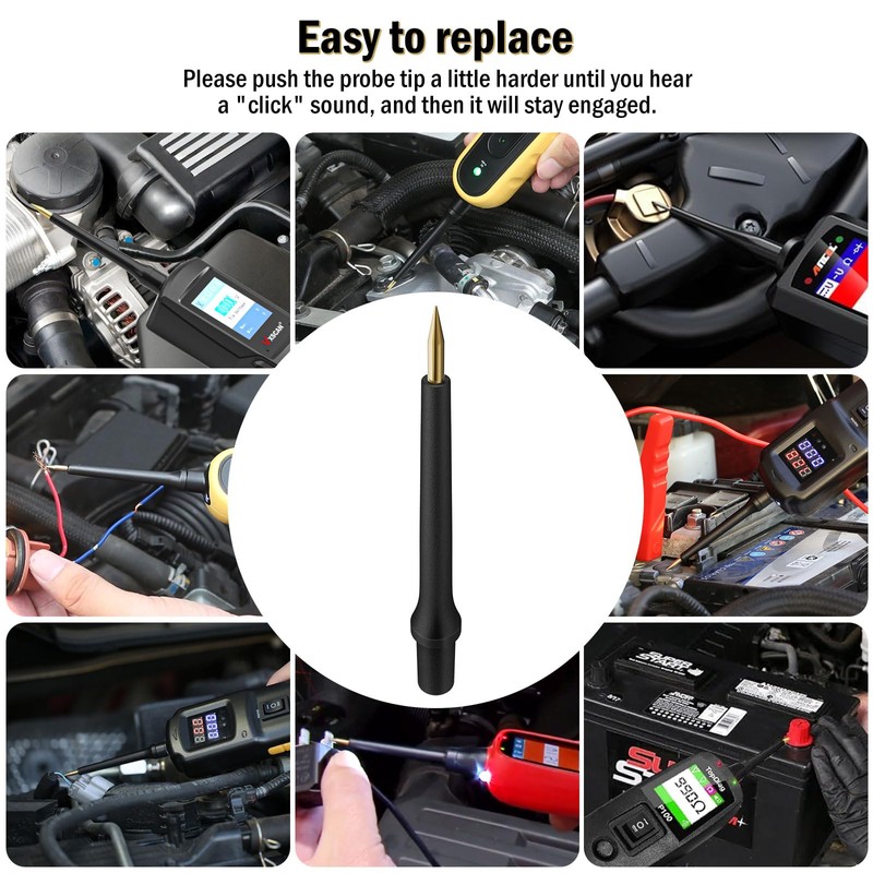 2PCS Probe Tip 4Mm Banana Jack 3 Probe Accessories for