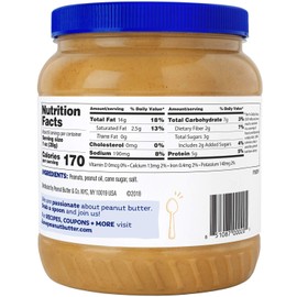 Peanut Butter & Co. Peanut Butter Sauce, for Smoothies Shakes & Ice Cream (1 Pack), Peanut Butter, 64 Oz