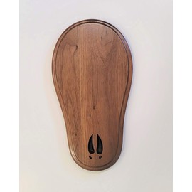 Taxidermists Woodshop TTW Black Walnut Deer Track Skull Mount