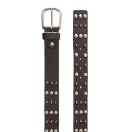 Redbridge Men's Genuine Leather Belt with Rivets, brown