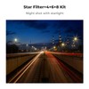 K&F Concept 82mm Star Filter Kit, 4 Points 6 Points