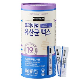 Nutrione Premium 19 Types Lactic Acid Bacteria Max 2g x 100 packs / 뉴트리원 프리미엄 19종 유산균 맥스 2g x 100입