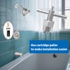 1222 Shower Cartridge Replacement with Cartridge Puller and Updated Metal