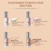 Nude Foundation, Natürliche Leichtgewicht Flüssige Foundation mit Pinsel, Farbkorrekturcreme Wasserfest