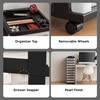 IRIS USA Plastic Drawer Storage Organizer Rolling Cart, with Wheels