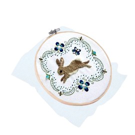 Operitacx Bamboo Embroidery Hoop for Cross and Needlework for Craft Projects and Painting for Displaying Finished Creations