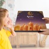 Ramadan Calendar,Ramadan Advent Calendar with 30 Countdown Drawers DIY filling,Pre-Assembled