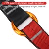 Black Red Polyester Children Full Body Climbing Harness Outdoor Protection