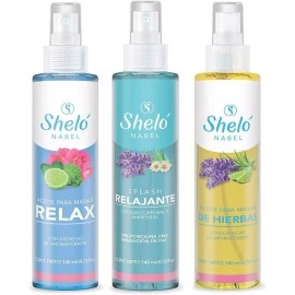 Sheló Nabel Aceite Para Masaje Dehierbas+aceite Relax+aceitesplash Shelo