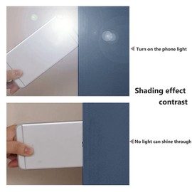 NICETOWN - Panel de cortina 100% opaca, con aislamiento térmico, color negro para cuarto de bebé, reducción de ruido y bloqueo de frío para ventanas de RV (1 panel, azul piedra, 37 pulgadas de ancho