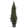 Nearly Natural 5291 5ft. Mini Cedar Pine Tree (Indoor/Outdoor),Green,5'