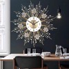 Large Wall Clocks, Silent Sunflower Shape Chic Decorative Wall Clock,