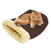 GOOPAWS 4 in 1 Self Warming Burrow Cat Bed, Pet